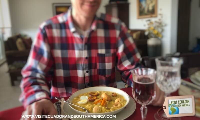 Elegant Table Setting with Full Serving of Traditional Fanesca Soup and  Accessories Stock Photo - Image of andes, delicious: 70680314