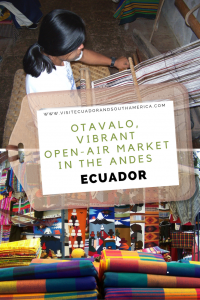Otavalo, vibrant open-air market in the Andes