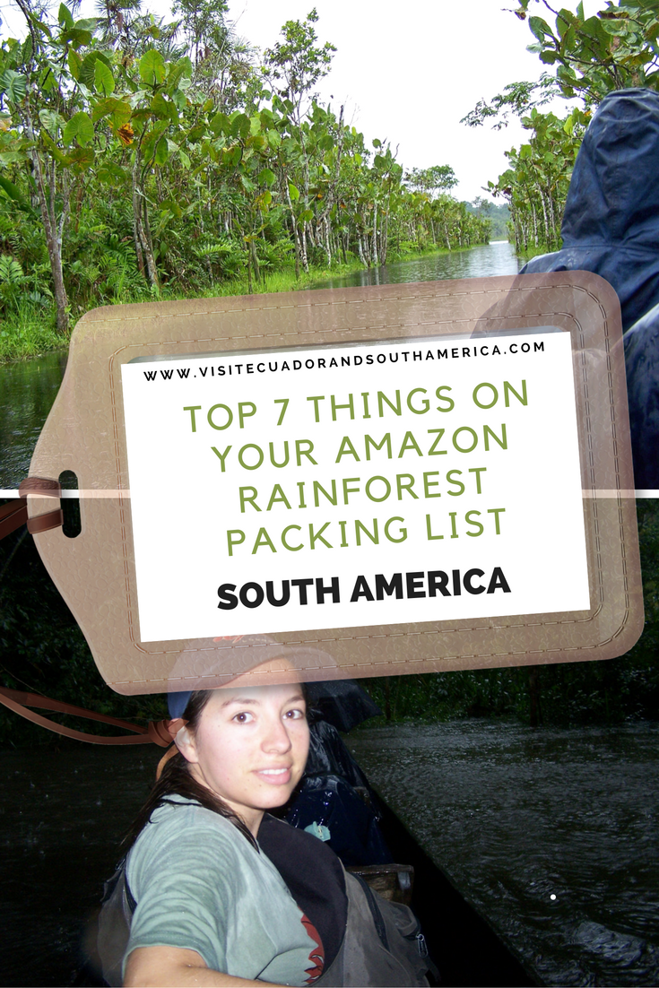 amazon rainforest packing list