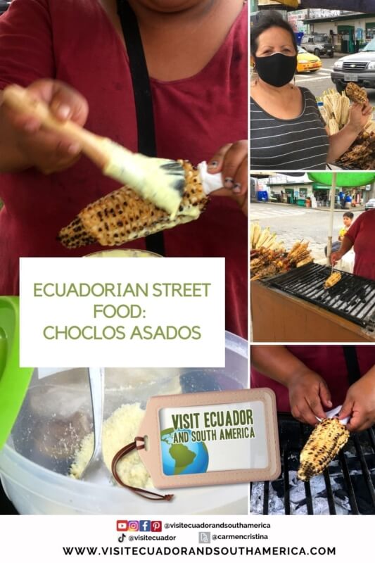 Ecuadorian Street Food choclos asados choclo con queso - Visit Ecuador ...