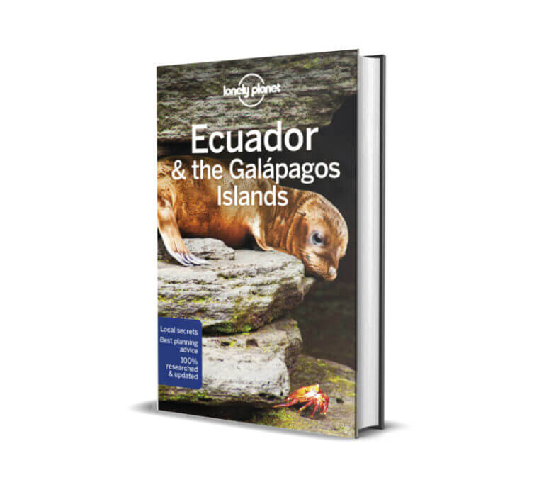 Book cover, Lonely Planet - Ecuador & the Galapagos Islands