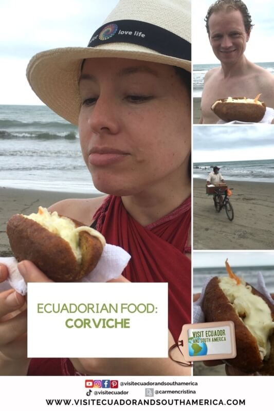 Ecuadorian food corviche