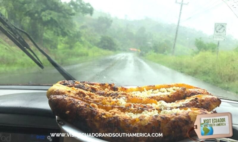 Ecuadorian Street Food maduros con queso