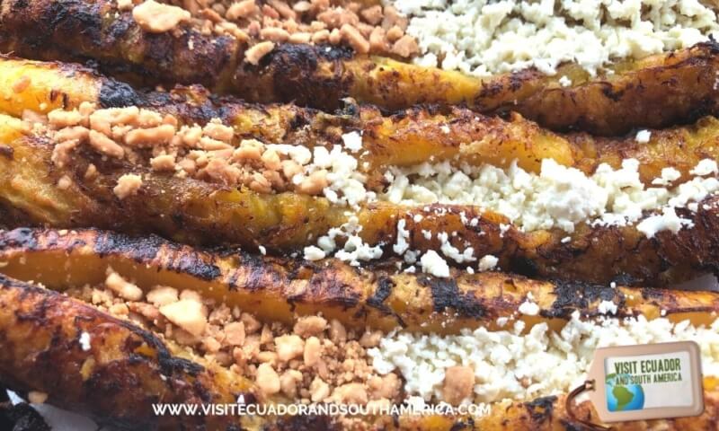 Ecuadorian Street Food maduros con queso