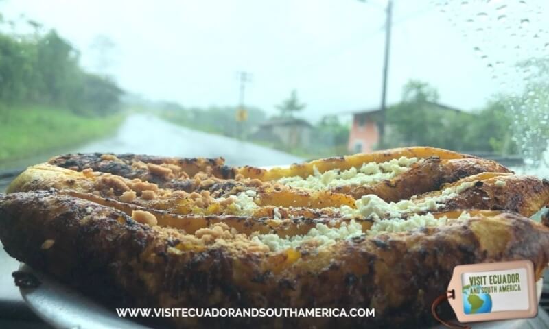 Ecuadorian Street Food maduros con queso