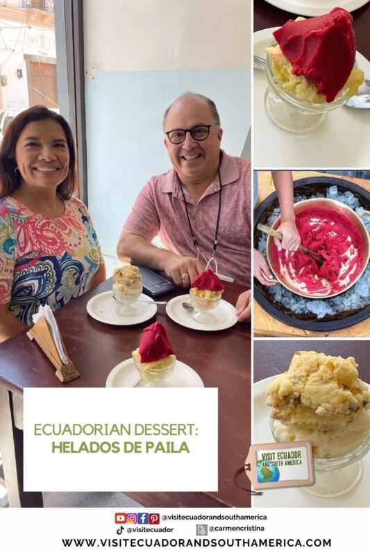 Helados de paila Ecuador visitecuadorandsouthamerica