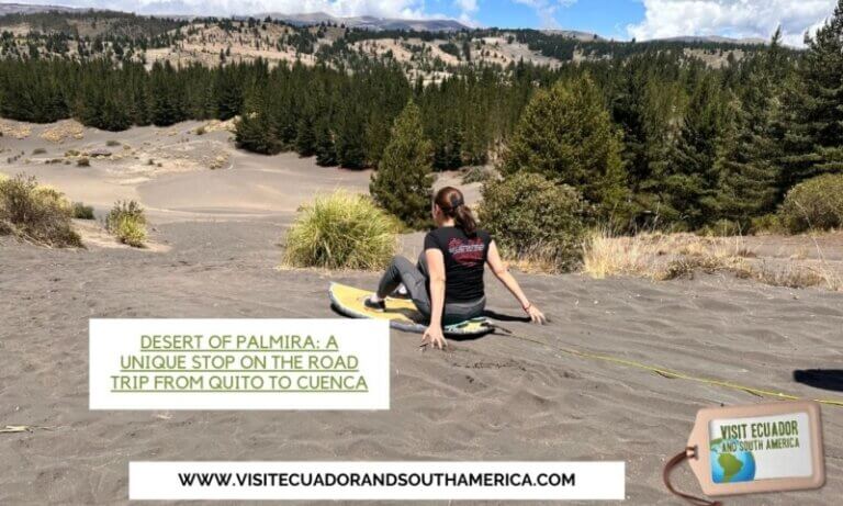 Desert of Palmira road trip from Quito to Cuenca