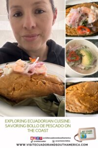Traditional Ecuadorian bollo de pescado
