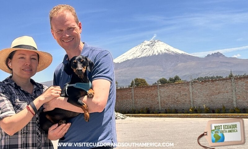 pet friendly travel Ecuador with dog