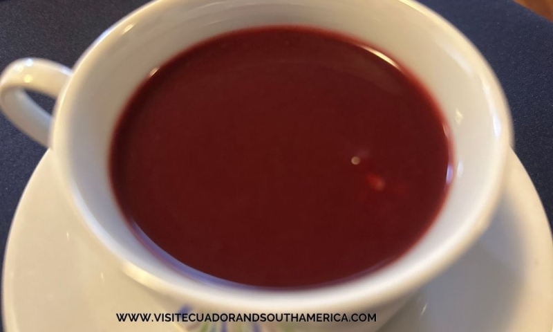 colada morada Ecuador traditional drink 6