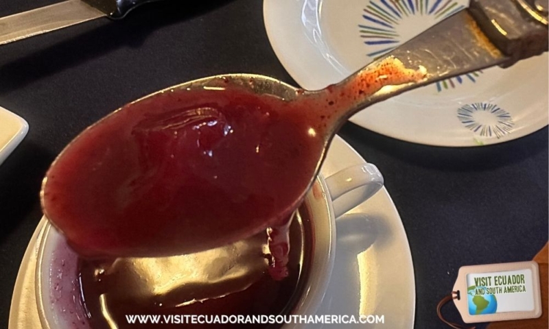 colada morada Ecuador traditional drink